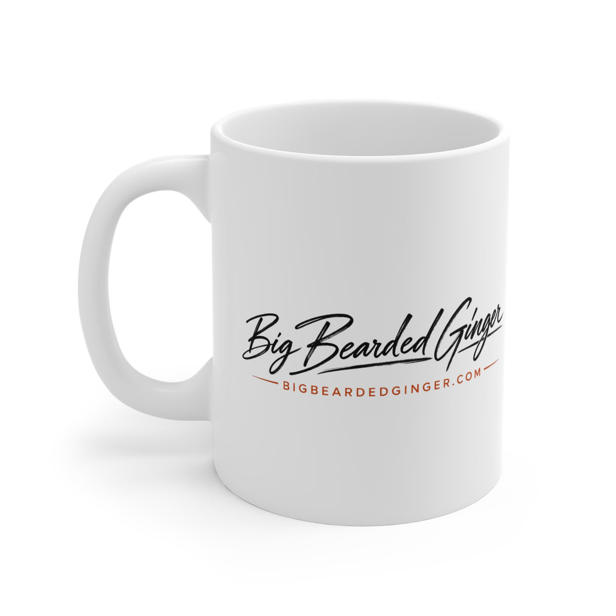 Big Bearded Ginger Script Mug