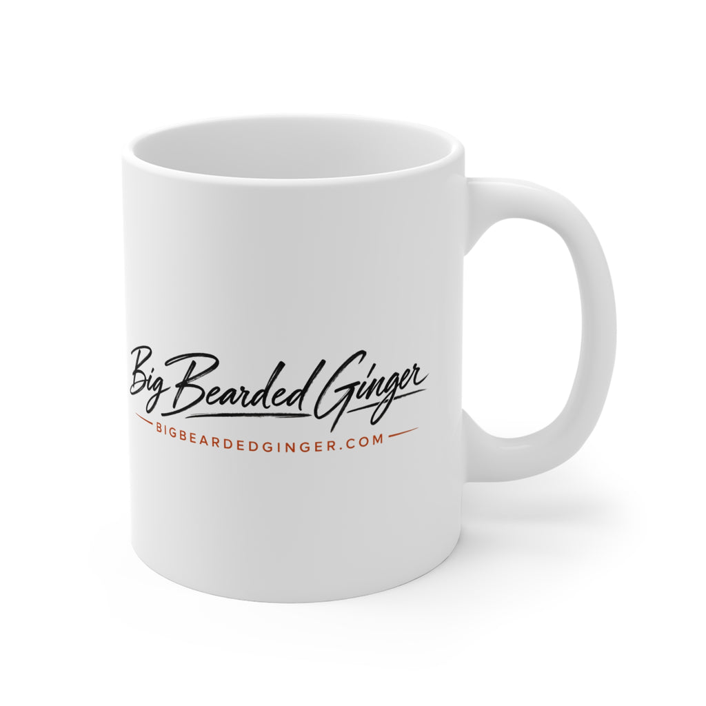 Big Bearded Ginger Script Mug