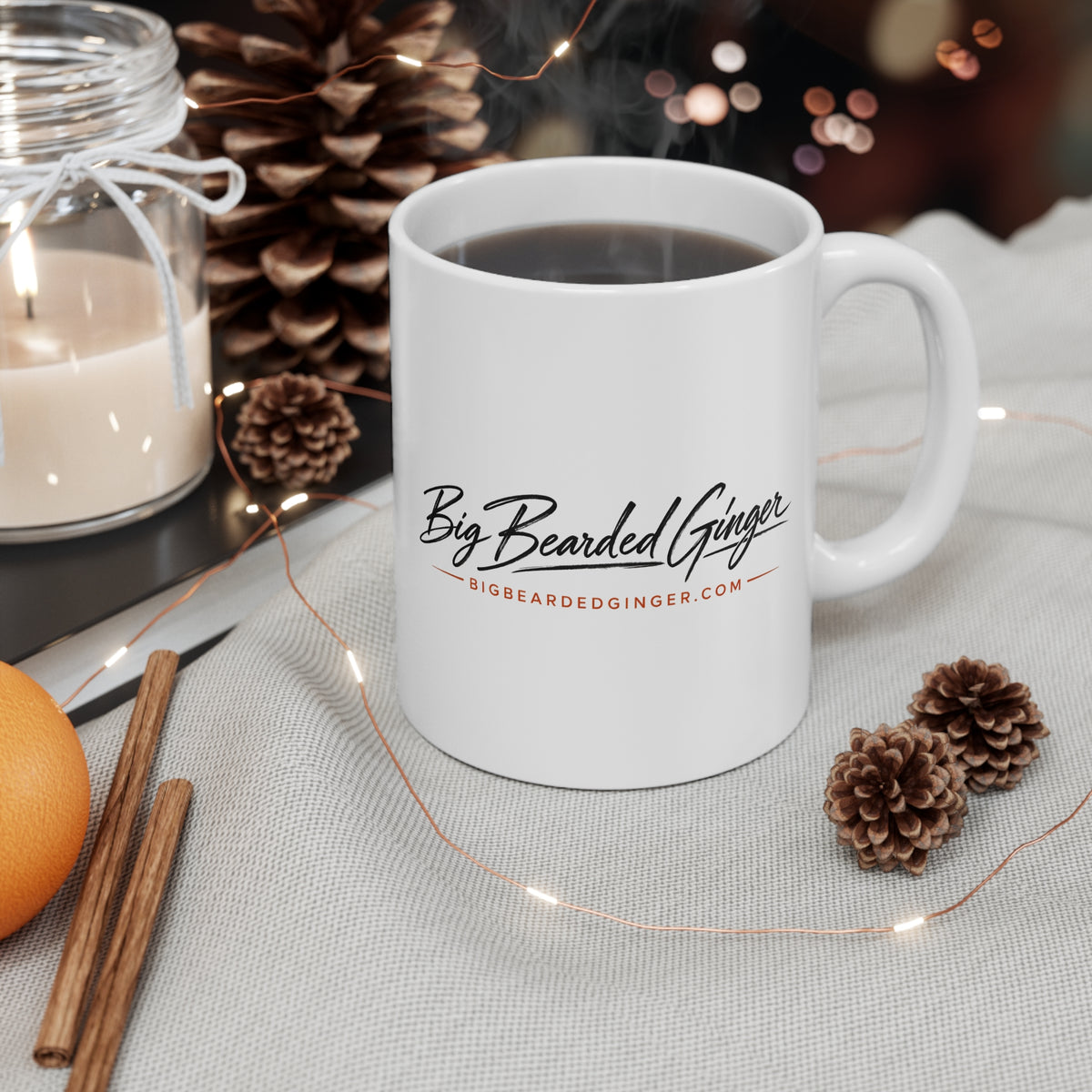 Big Bearded Ginger Script Mug