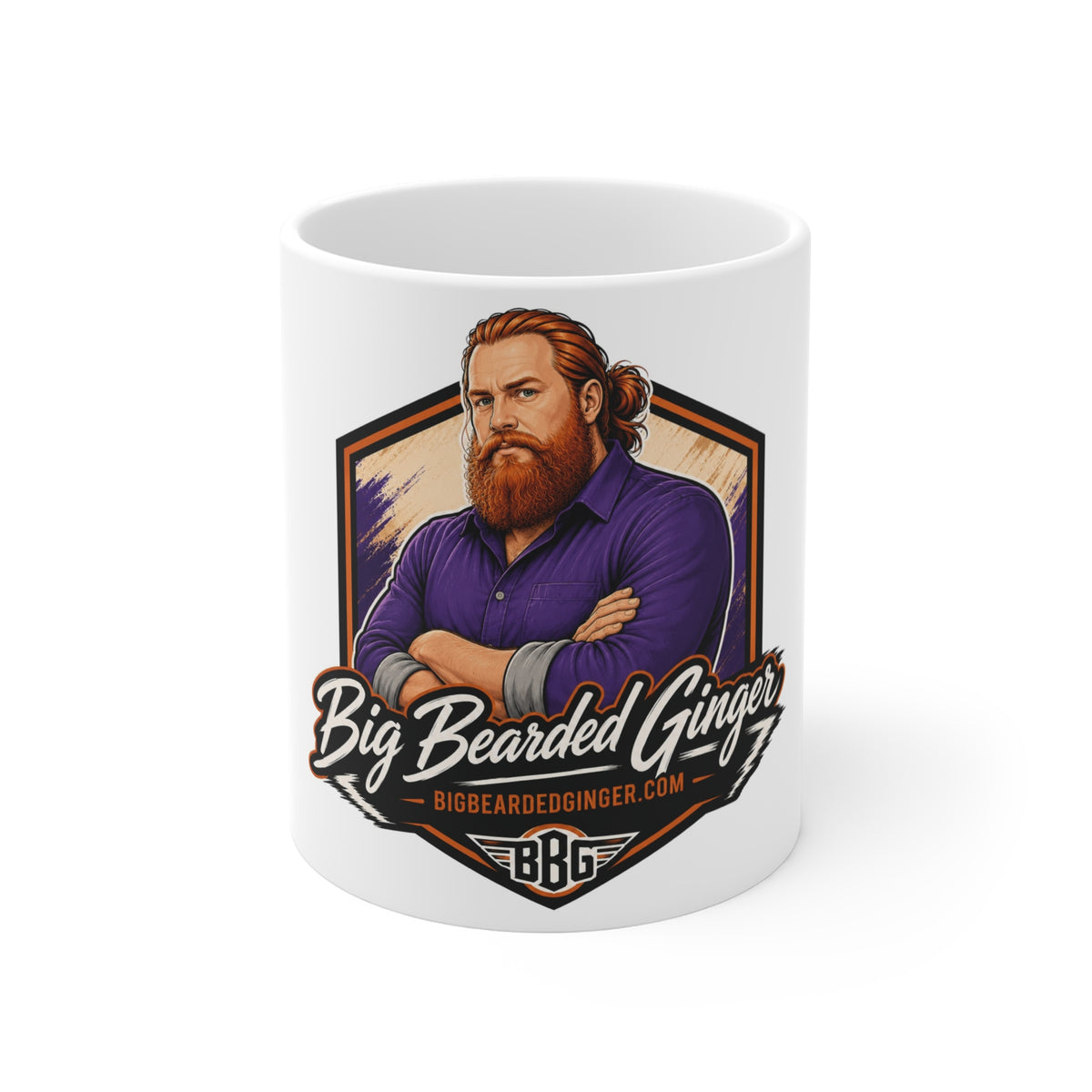 Big Bearded Ginger Portrait Mug