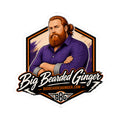 Big Bearded Ginger Portrait Sticker